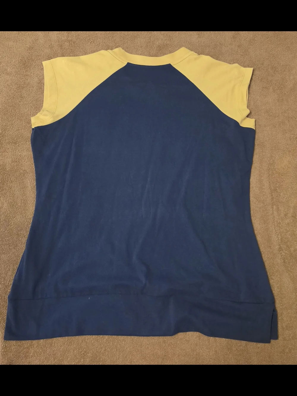 Nike Navy and Yellow Houston Astros Short Sleeve Tee